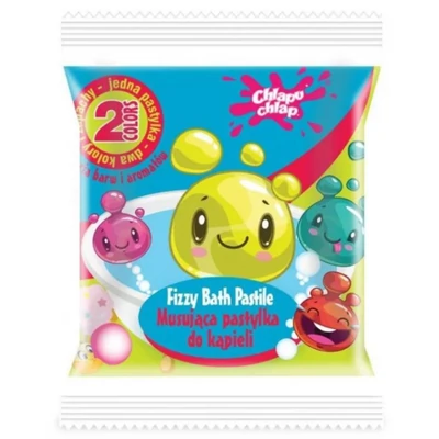 Chlapu Chlap Csillámló színes fürdőbomba 40g Vattacukor/Rágógumi illattal (48db/krt)