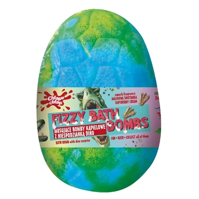 Chlapu Chlap Szikrázó dinoszaurusz tojás fürdőbomba Kóla illattal 140g