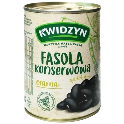 Kwidzyn feketebab konzerv 400g nettó tömeg/200g töltő tömeg (6db/krt)