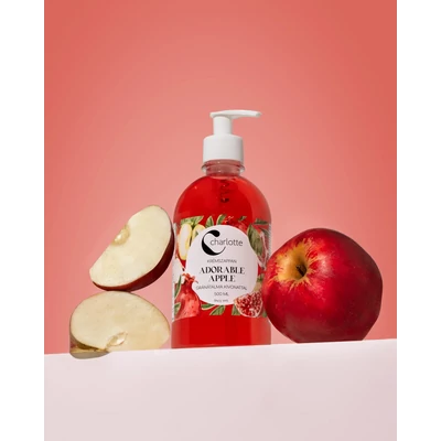 Charlotte foly.szappan pumpás 500ml Adorable Apple Gránátalma kivonattal 