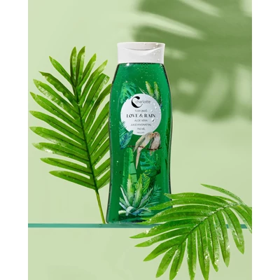 Charlotte tusfürdő 750ml LOVE & RAIN Aloe Vera Juice kivonattal