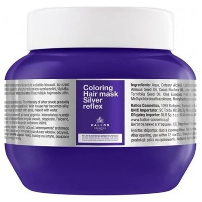 Kallos hajpakolás 275ml Silver