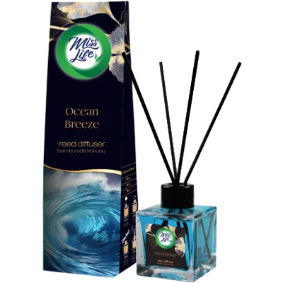 Miss Life Bamboo pálcikás légfrissítő 100ml Ocean Breeze 
