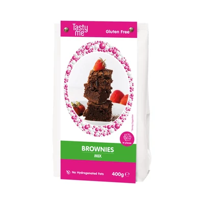 Tasty me gluténmentes brownie mix 400g (6db/krt)