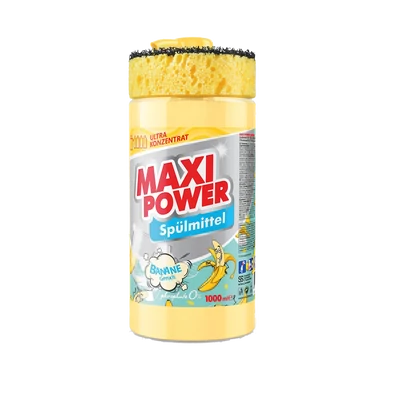 Maxi Power mosogatószer 1l Banán (6db/krt)