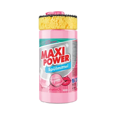 Maxi Power mosogatószer 1l Rágógumi (6db/krt)