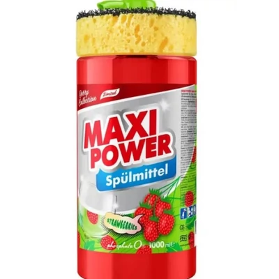 Maxi Power mosogatószer 1l Eper (6db/krt)