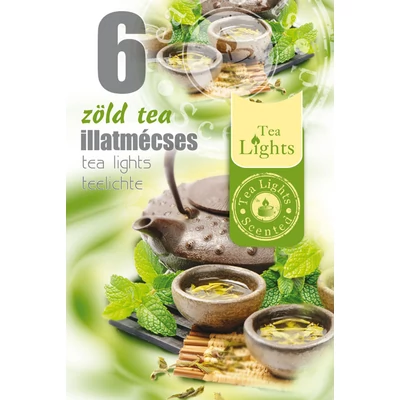 Illatmécses 6db-os Zöld Tea (15db/krt)