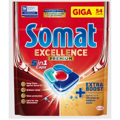 Somat Excellence 5in1 mosogatógép kapszula 54db-os (4db/krt)