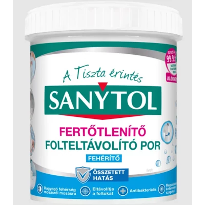 Sanytol fertőtlenítő folteltávolító por 450g fehérítő (8db/krt)