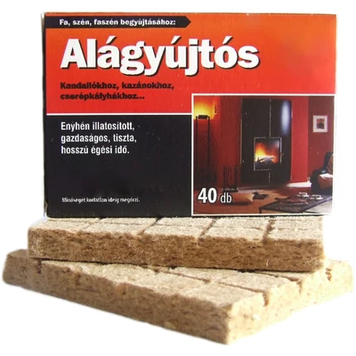 Alágyújtós szilárd 40db-os (24db/krt)