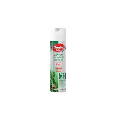 Bradolife felületfertőtlenítő és légfrissítő 300ml fenyő (10db/krt)
