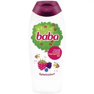 Baba tusfürdő 400ml Bogyósgyümölcs "Gyümölcsöskert" (6db/krt)