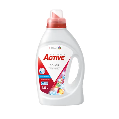 ACTIVE mosógél 1,5l Color (30mosás)(8db/krt)