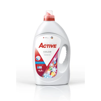 ACTIVE mosógél 4,5l Color (90mosás)(3db/krt)