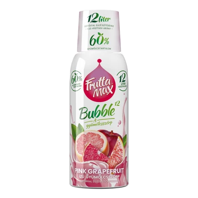 Frutta Max Bubble12 gyümölcsszörp 500ml Pink Grapefruit +DRS