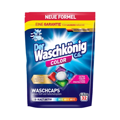 Der Waschkönig mosókapszula 32db Color (8db/krt)
