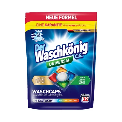 Der Waschkönig mosókapszula 32db Universal (8db/krt)