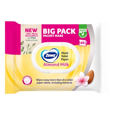 Zewa nedves Wc papír 80db-os Almond Milk (12db/#)