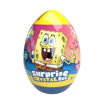 Spongyabob Surprise Crystal Egg Meglepetés tojás persely 16g (120db/krt)