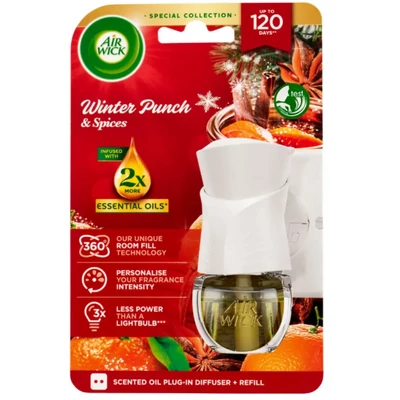 Airwick elektromos légfrissítő kész+ut 19ml Blackberry Erdei forrás (6db/krt)