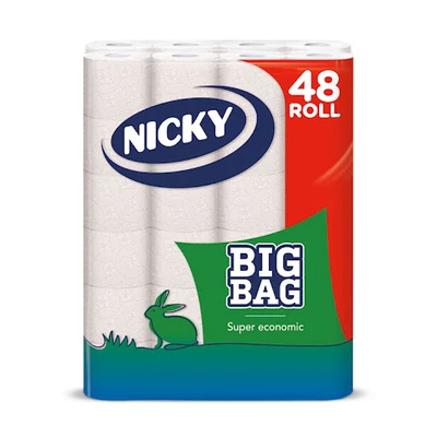 Nicky wc papír BigBag 48tek. 2rtg. 140lapos (1db/krt)