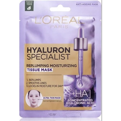L'oréal Age Expert Hyaluron Specialist Textilmaszk 30g
