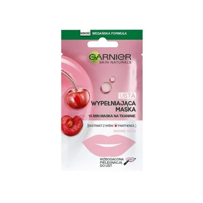 Garnier Skin Naturals Ajakmaszk 5g Cseresznyekivonattal és panthenollal