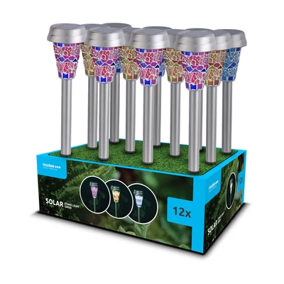 Modee Lighting LED Szolár Napelemes Leszúrható Lámpa GS030 (39cm)