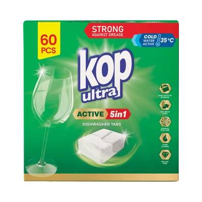 Kop Ultra Active 5in1 mosogatógép tabletta 60db-os (6db/krt)