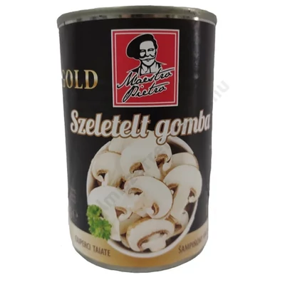 Maestro Pietro gomba 200gr/115g konzerv szeletelt gold 80019 (db/krt)