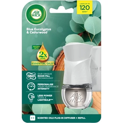 Airwick elektromos légfrissítő kész+ut 19ml Blue Eucalyptus&Cedarwood