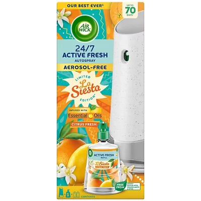 Airwick autómata légfrissítő készülék+ut. 228ml La Siesta-Citrus Fresh