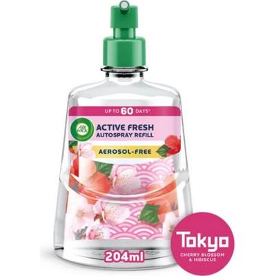 Airwick autómata légfrissítő ut. 204ml Tokyo-Cherry Blossom&Hibiscus 