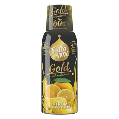 Frutta Max Gold gyümölcsszörp 500ml Citrom+DRS