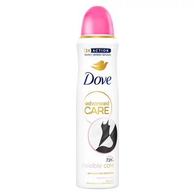 Dove dezodor 150ml Invisible Care Water Lily&Rose 0% Alcohol