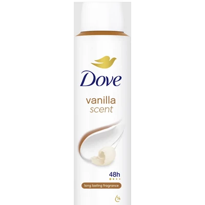  Dove dezodor 150ml Vanilla 0% Alcohol 