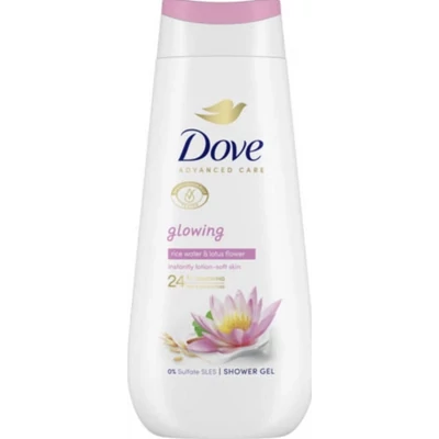 Dove tusfürdő 225ml Glowing Rice water&lotus flower 
