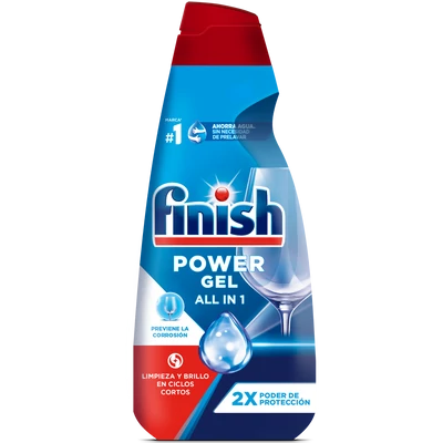 Finish folyékony gépi mosogatószer 600ml Doppia Protezione