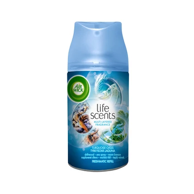 Airwick FreshMatic légfrissítő 250ml ut. Life Scents Turquoise oasis (6db/#)
