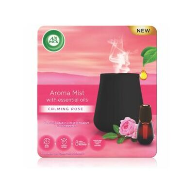 Airwick Aroma Mist Diffúzor kész+ut. 20ml Calming Rose (4db/krt)