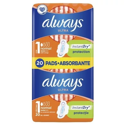 Always Ultra Normál duo eü.betét 20db 