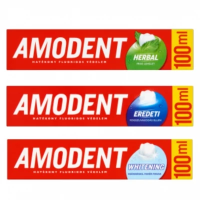 Amodent fogkrém 100ml Több fajta (24db/#)