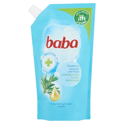 Baba foly.szappan út. 500ml Antibakteriális (6db/#)