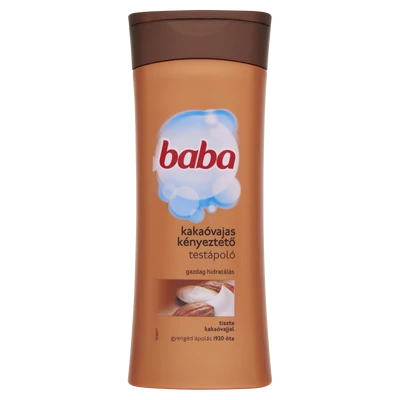 Baba testápoló 400ml Kakaóvajas kényeztető 