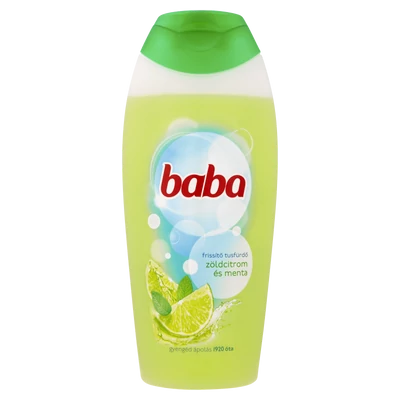 Baba tusfürdő 400ml Zöldcitrom és menta (6db/#)