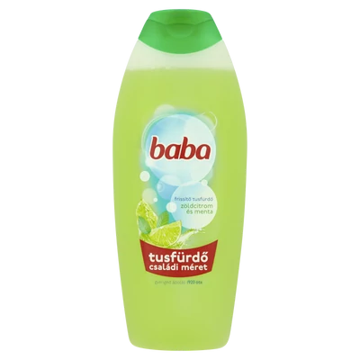 Baba tusfürdő 750ml Zöldcitrom és menta (12db/krt)