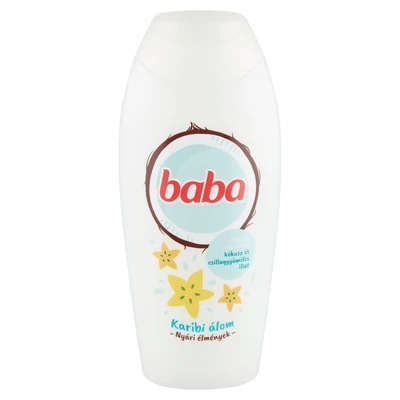 Baba tusfürdő 400ml Kókusz és Csillagvirág (6db/#)