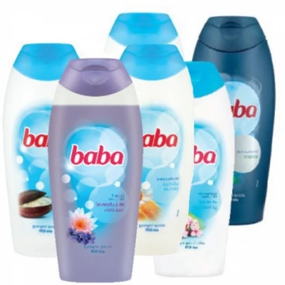 Baba tusfürdő 400ml Több Fajta (12db/krt)