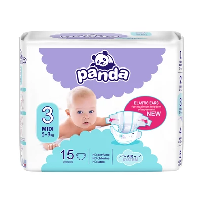 Bella Panda Pelenka Midi 5-9kg 15db-os (12db/krt)